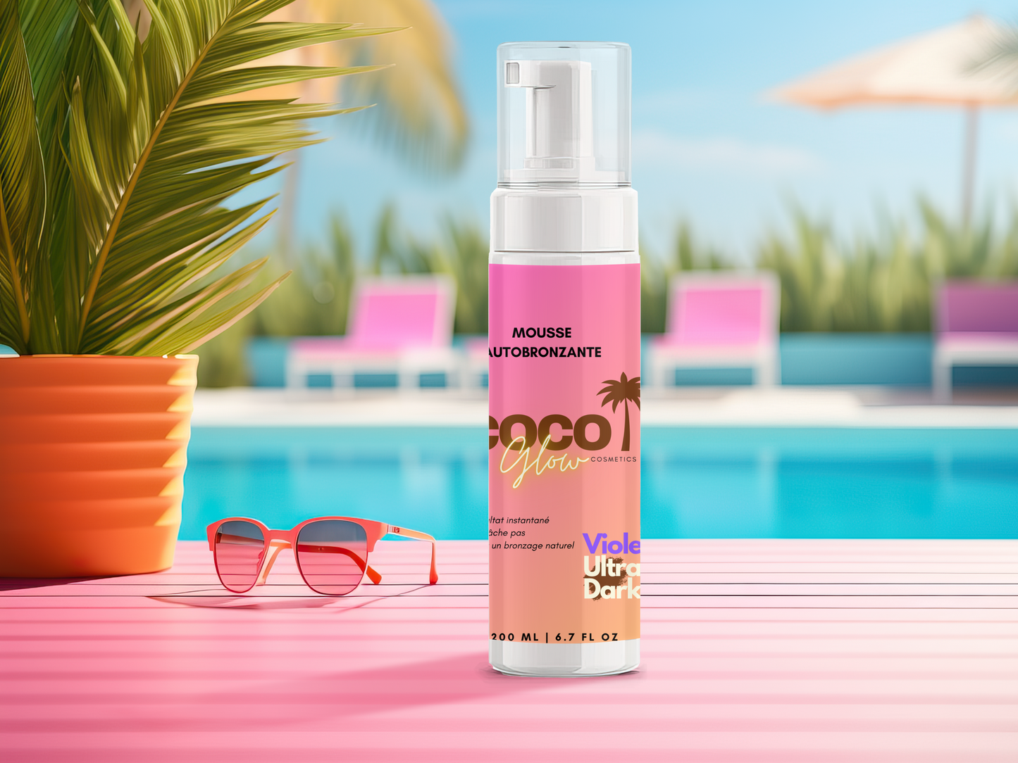 COCO GLOW Mousse ultra violet